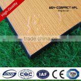 Shenzhen Factory Light Grey Leather Surface Mouldproof 9mm Hpl Facade