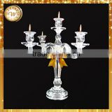 Durable Cheapest crystal silver candle holder