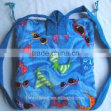 Wholesaler Custom Reactive Beach Towel Backpack