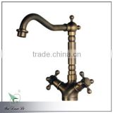 sing hole dual handle traditional kitchen faucet 6905
