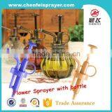 Chinese supplier output 1.5ml ribbed closure bottle usage garden spray pump flower pump sprayer in various color