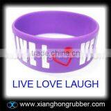 Eco-friendly Customed Silicone Wristband thumbnail-1