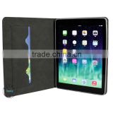 black synthetic leather folio case cover for ipad air 2
