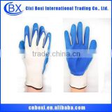 Custom skid resistance security industrial glove,industrial rubber glove,latex rubber coated work gloves