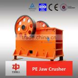 ZHONGDE PE series jaw crusher quarry machine used in mining with low price