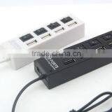 Portable 4 Ports USB 2.0 USB HUB 3.0 For Card Reader/USB Mouse/Keyboard/U Disk thumbnail-4