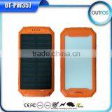 Super Fast Portable Mobile Phone Charger 8000mah Dual Usb Portable Solar Panel Power Bank thumbnail-5