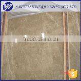 Light Emperador Marble Slab for Private Villa or Museum Design