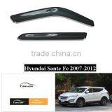 CAR DOOR VISOR RAIN DEFLECTOR WINDOW VISOR RAIN VISOR FOR Hyundai Sante Fe 2007-2012 thumbnail-1