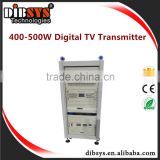 500W UHF Terrestrial TV Transmitter With DVB-T/T2,ATSC,ISDB-T,DVB-C digital tv Modulator