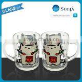 Cartoon Glass Cup With Handle Kinds Favor Glass Mug Cup With Handle thumbnail-2