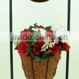 Iron Garden Flower Shelf Tool Rack Hanging Flower Pot Stand thumbnail-2