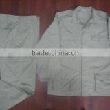 White Beautiful Polyester&Cotton Military Uniform thumbnail-1