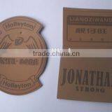Custom High Quality Leather Patches With Embroidery