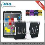 Robot Design Two-Tone Hard Case With Stand for IPad Mini