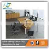 Newest Style Wooden Steel Office Table Chairs Design DA-LSD-15