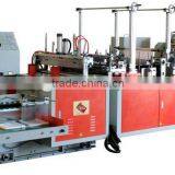 Servo Motor Driven Full Auto Garbage Bag Making & Folding Machine for T-Shirt Style & Flat Style