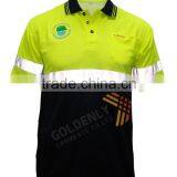 cotton bank safety wear with reflecting tape made in China