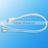Portable 3 In 1 Usb Data Cable For Iphone For Samsung Universal Usb Charging Cable thumbnail-2