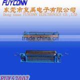 Centronics PCB Mounting Right Angle Solder DIP Termination Connector With Spring Latches