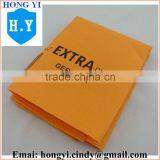 80%viscose, 20%polyester 50x70cm Logo Printed Germany Nonwoven Orange Super Absorbent Cloth for Floor Celaning Use thumbnail-3