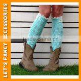 Warm Drop for Leg Warmers 2016 Hot Sale Knee Crawl 100% Cotton Girls Knee Socks PGLG-0003 thumbnail-1