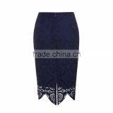 China Wholesale Fashion Style Crotchet Lace Midi Women Skirt thumbnail-2