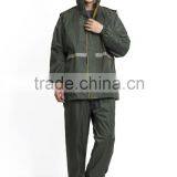 Newest Raincoat Factory High Quality Electrostatic Prevention Raincoat Suit With Pant for Men thumbnail-2