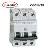 3P of C60N mini circuit breaker