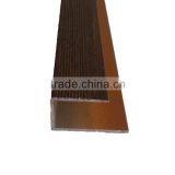 Aluminium U channel trim//Aluminium wooden grain coating trim// C shape floor trims