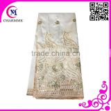 Indian Embroideried Design CCL-7G083 indian george fabric for party/wedding Dress