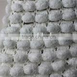 White Color Pom Pom Blanket Prop thumbnail-2
