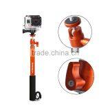 Shineda Amazon FBA service aluminum alloy selfie monopod stick for gopro hero