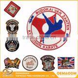 Wholesale High Quality Cheap Fashionable Garment Patch Custom Embroidered Club Woven Patch thumbnail-1