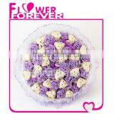 Lavender Bear Bouquet Wedding Anniversary thumbnail-1