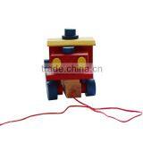 Colourful Wooden Toy Forklift thumbnail-4