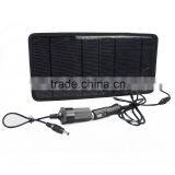 Best Price 7w Solar Power Charger for Solar Car Battery Maintenance,12V Battery Charging,cell Phone and 5V USB Port Device. thumbnail-1