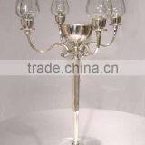 Unique Shaped Candelabra Centerpiece for Weddings Metal Table Centerpiece on Sale thumbnail-6