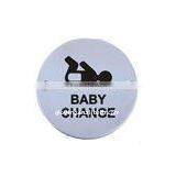 Rounnd Sign Plate Baby Change thumbnail-1
