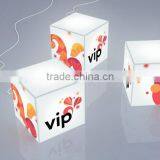 2013 Instyle White Acrylic Cube Led Light Box Display