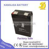 Rechargeable Sealed Lead Acid Storage Battery 4v4ah for Intercom System