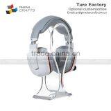 Transparent custom acrylic display case earphone holder