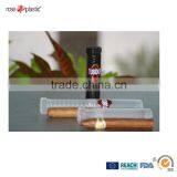 PP Transparent PVC Clear PE Colorful Plastic Cigar Tubes Packaging Manufacturer Twist Pack DP