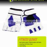 QUALITY LEATHER FITNESS GLOVES, HIGH QUALITY LEATHER FITNESS GLOVES WITH PADDING WITH LONG STRAPS
