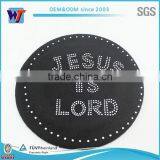 Wholesale Wool Black Pearl Beret Hat Cheap Lady Rhinestone Beret Cap thumbnail-5