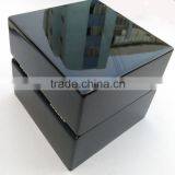 Custom Luxury Black Wooden Watch Box With Pillow thumbnail-2