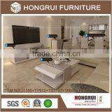 Home Designs Furniture Wood Living Room Lcd Stand Design White Lacquer Tv Stand Cabinet thumbnail-3