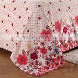 100% Polyester Elegant and Warm Active Dying Flannel 3pcs Bedding Set thumbnail-3