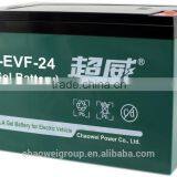 EVF Series VRLA Gel Battery for Electric Bike, Electric Tricycle, 12V 24Ah/2hr thumbnail-1
