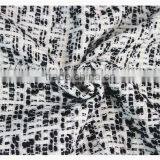 2016 M.seven Black/white Thick Tweed Fabric, Wool Blend Polyester Fabric for Casual and Formal Wear thumbnail-4